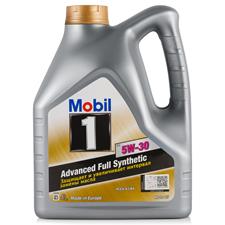 Моторное масло MOBIL 1 синтетическое 5W30, 4 л
