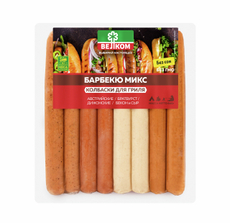 Колбаски свино-куриные Велком Барбекю микс охлажденные 640 г