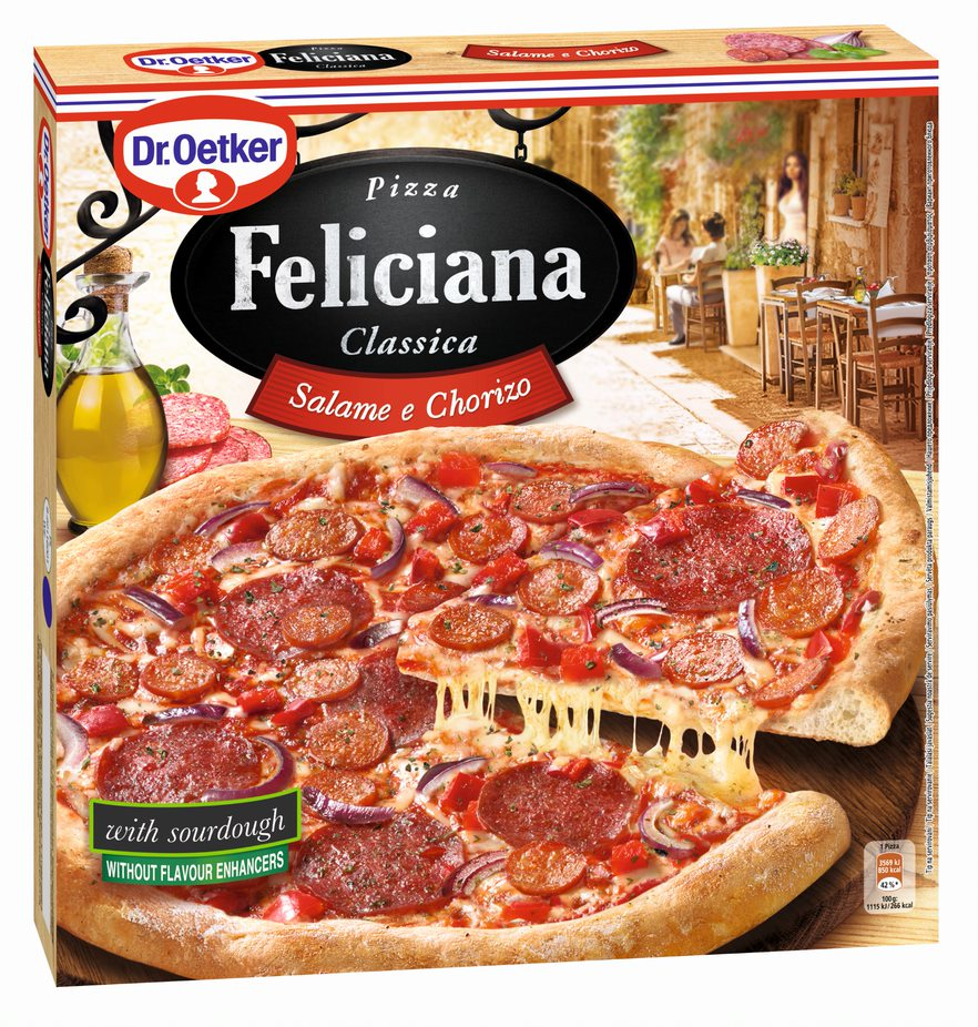 Пицца FELICIANA салями и чоризо, 320 г