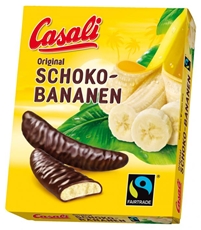 Конфеты Casali Schoko-Bananen Суфле в шоколаде банановое, 150г