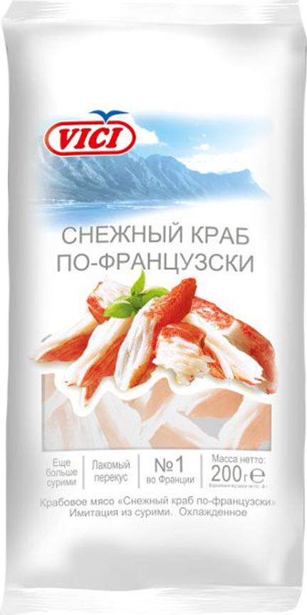 Мясо крабовое VICI по-французски, 200г купить с доставкой на дом, цены ...