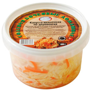 Капуста квашеная ФЭГ по-деревенски, 500г