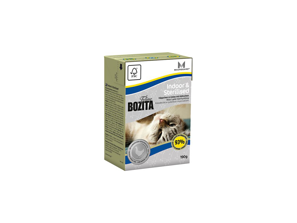 Корм влажный Bozita курица в желе для кошек, 190г купить с доставкой на ...
