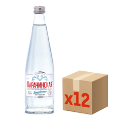 Вода Карачинская минеральная газированная, 500мл x 12 шт