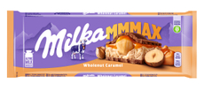 Шоколад Milka молочный с молочной и карамельной начинками и обжаренным фундуком, 300г