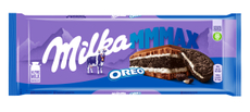 Шоколад Milka молочный с начинкой со вкусом ванили и печеньем Oreo, 300г