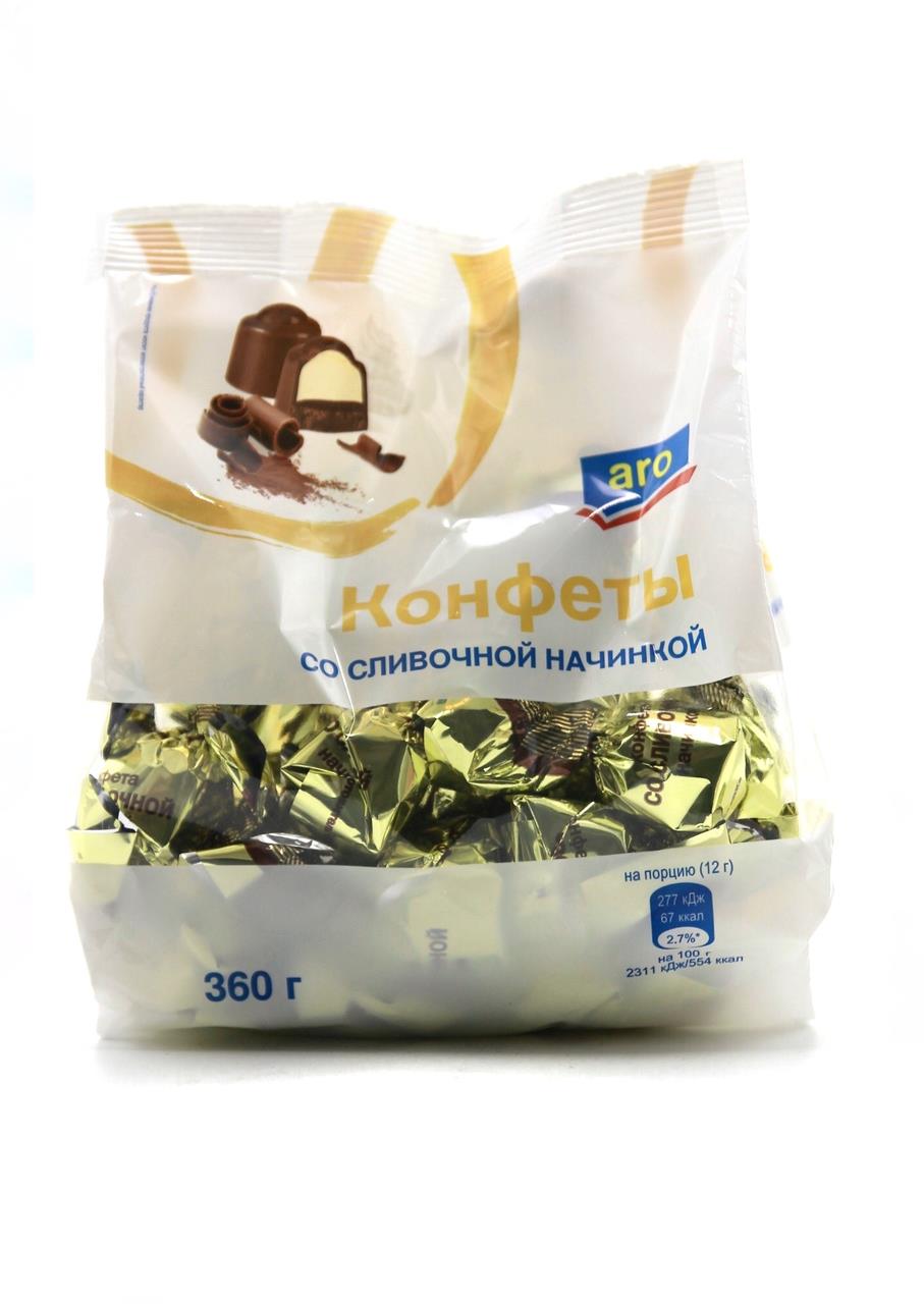 Конфеты ARO Со сливочной начинкой, 360 г