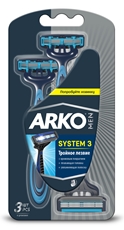 Станок для бритья Arko System 3, 3шт