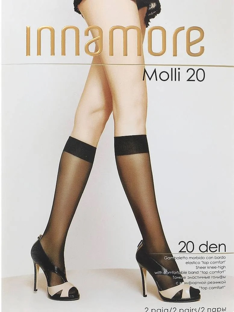 Гольфы Innamore Molli 40 den daino, 2 пары