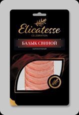Балык Elicatesse свиной сырокопченый нарезка, 100г