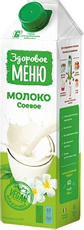 Напиток растительный соевый Здоровое меню Классический, 1л