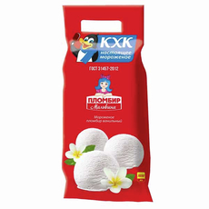 Мороженое пломбир МОР Мальвина Ванильное, 700г