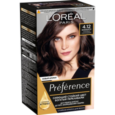 Краска для волос L'Oreal Preference 4.12 Монмартр, 243мл