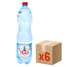 Вода ТБАУ питьевая негазированная, 1.5л x 6 шт