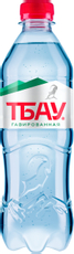 Вода ТБАУ питьевая газированная, 500мл