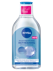 Вода мицеллярная Nivea MicellAIR Дыхание кожи для нормальной и комбинированной кожи для лица, глаз и губ, 400мл