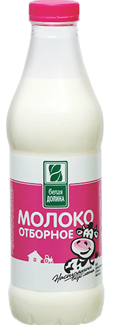 Молоко Белая долина Отборное пастеризованное 3.4-6%, 835г