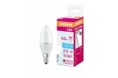 Лампа светодиодная Osram E14 6.5Вт холодный белый свет свеча