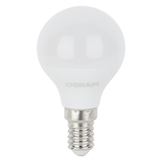 Лампа светодиодная Osram E14 6.5Вт теплый свет шар