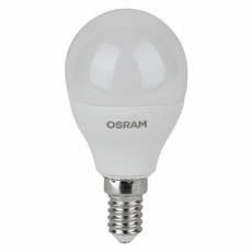 Лампа светодиодная Osram E14 5Вт нейтральный белый свет шар
