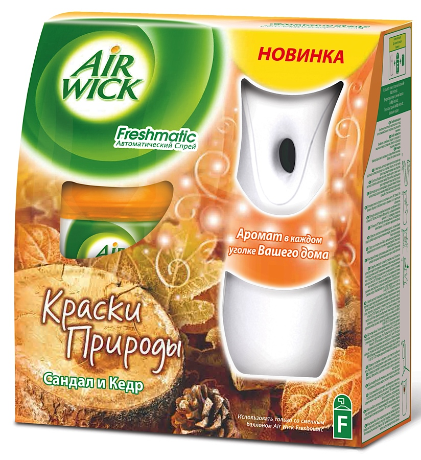 Освежитель воздуха автоматический Air Wick спрей Краски природы сандал ...