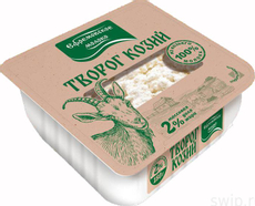 Творог Ефремовское молоко козий 2%, 180г