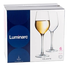 Набор бокалов для белого вина Luminarc Celeste, 270мл х 6шт