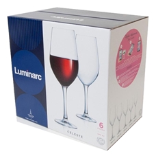 Набор бокалов для красного вина Luminarc Celeste, 580мл х 6шт
