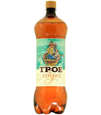 Пиво Томское пиво Трое в лодке светлое, 1.5л