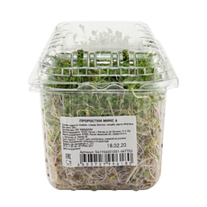 Микрозелень микс Основа для салата, 250г