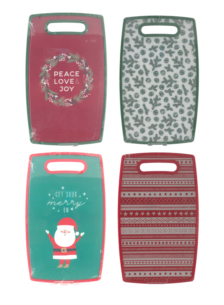 Изображение товара Разделочная доска X-mas 37х23 см с праздничным дизайном