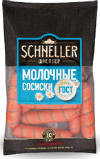 Сосиски Schneller Молочные ГОСТ, 450г