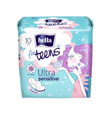 Прокладки гигиенические Bella For Teens Sensitive, 10шт