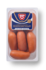 Сардельки Омский бекон Популярные, ~1кг