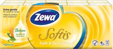 Платок ZEWA SOFT носовой 4 СЛОЯ 10 шт