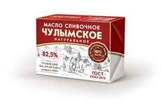 Масло сливочное Чулымский МСЗ Чулымское 82.5%, 180г