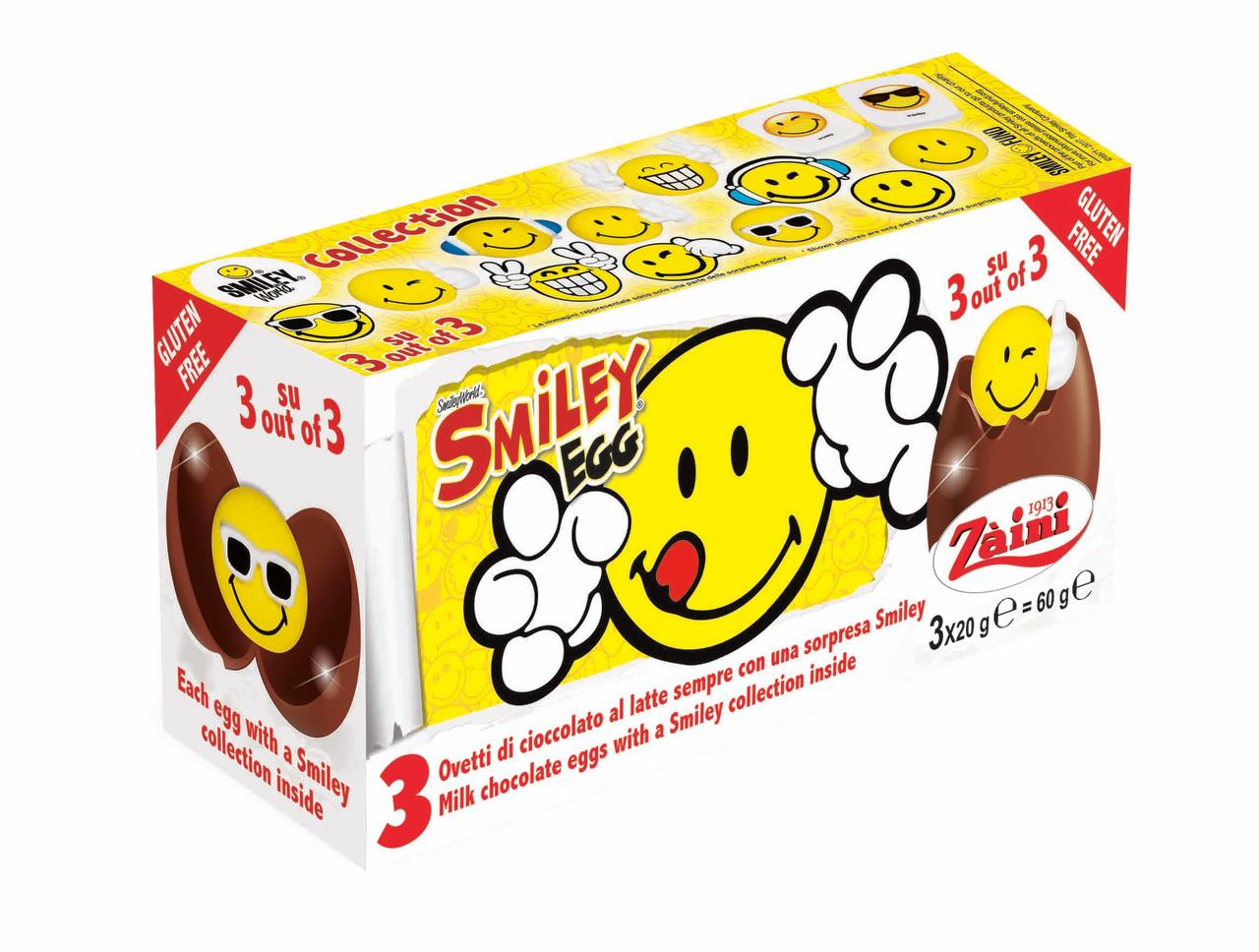 Шоколадное яйцо SMILEY с игрушкой