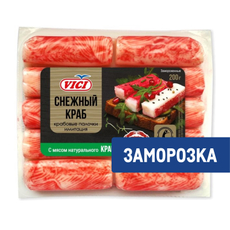 Крабовые палочки Vici с мясом натурального краба замороженные, 200г