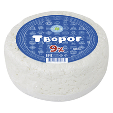 Творог Просто молоко 9%, 300г