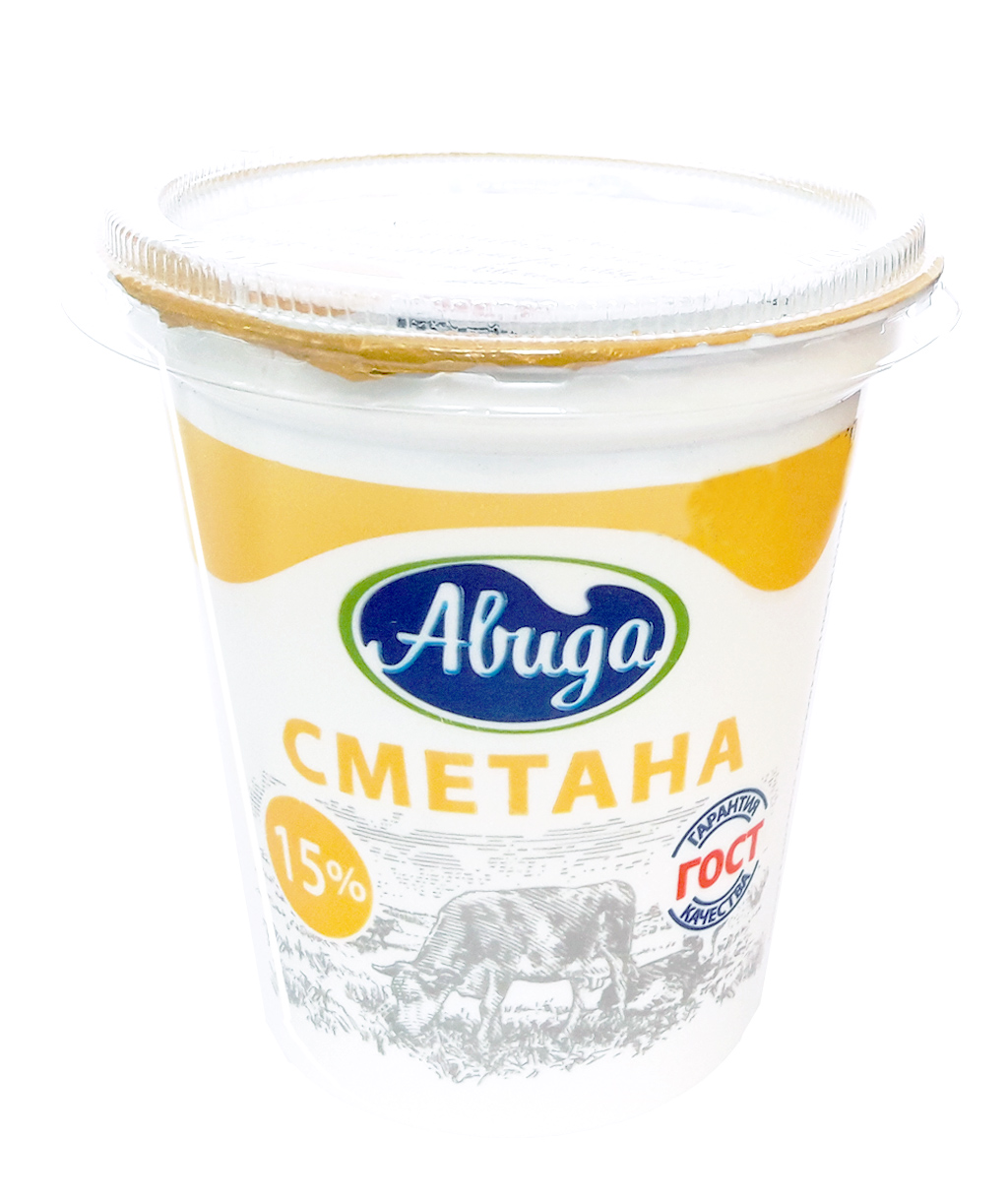 Сметана АВИДА 15%, 350г купить с доставкой на дом, цены в интернет-магазине