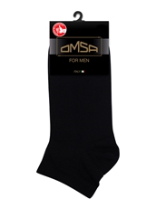 Носки мужские Omsa Classic 201 укороченные Nero, 42-44