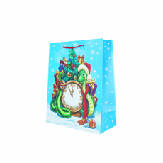 Подарочный пакет Арт и Дизайн Змейка, 26 х 36 х 11см