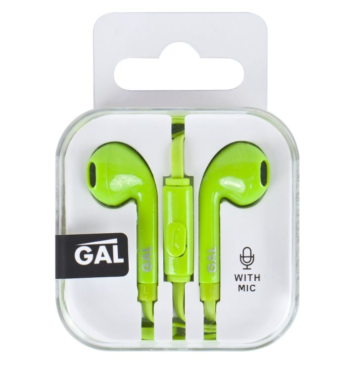 Наушники проводные GAL HM-060GR с микрофоном купить с доставкой на дом ...