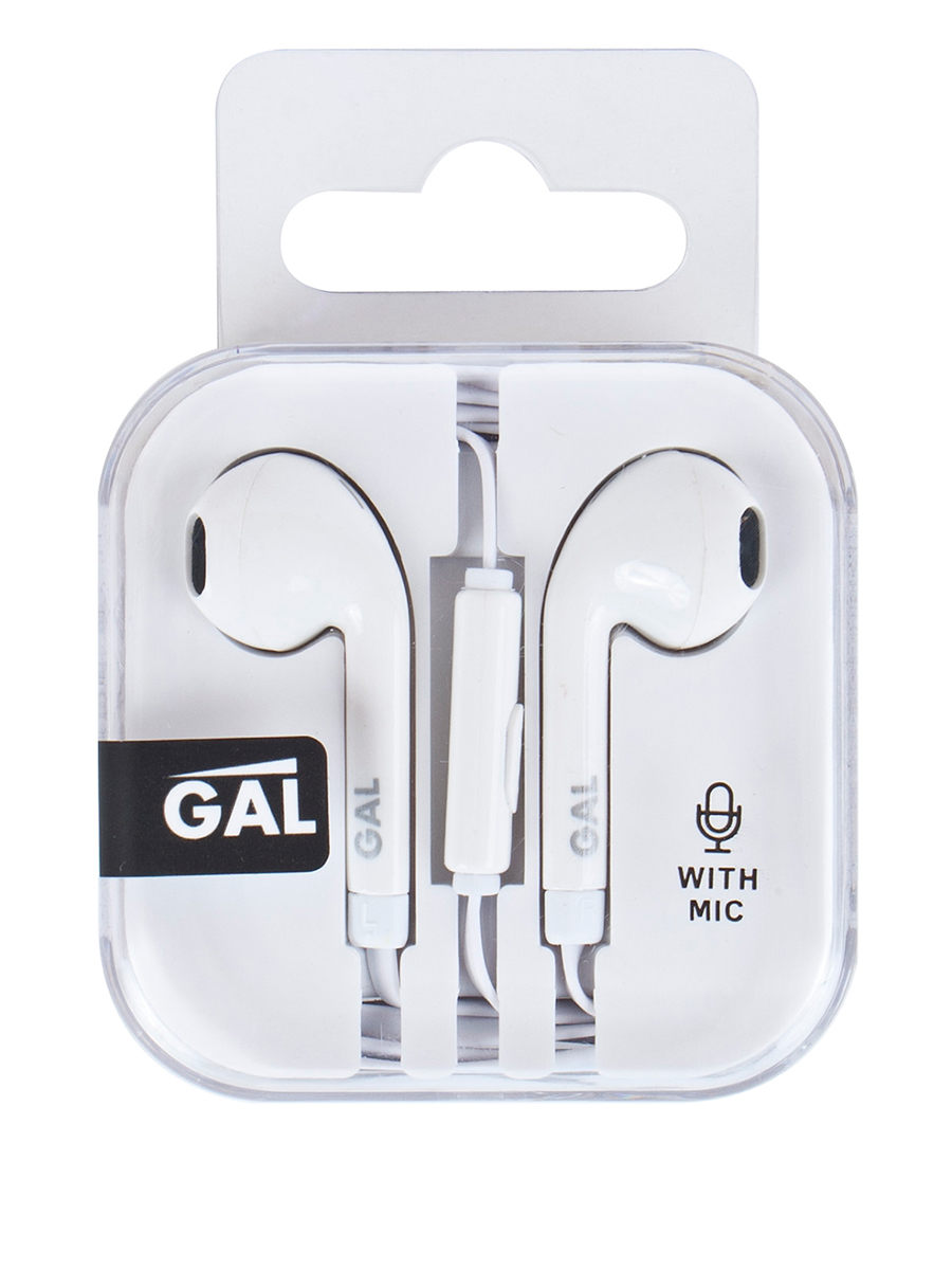 Наушники с микрофоном GAL HM-060WT белые