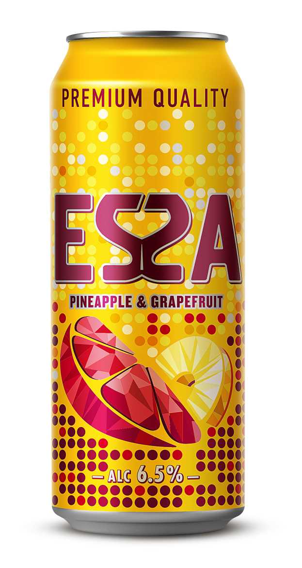 Пивной напиток Essa ананас-грейпфрут, 0.45л x 24 шт