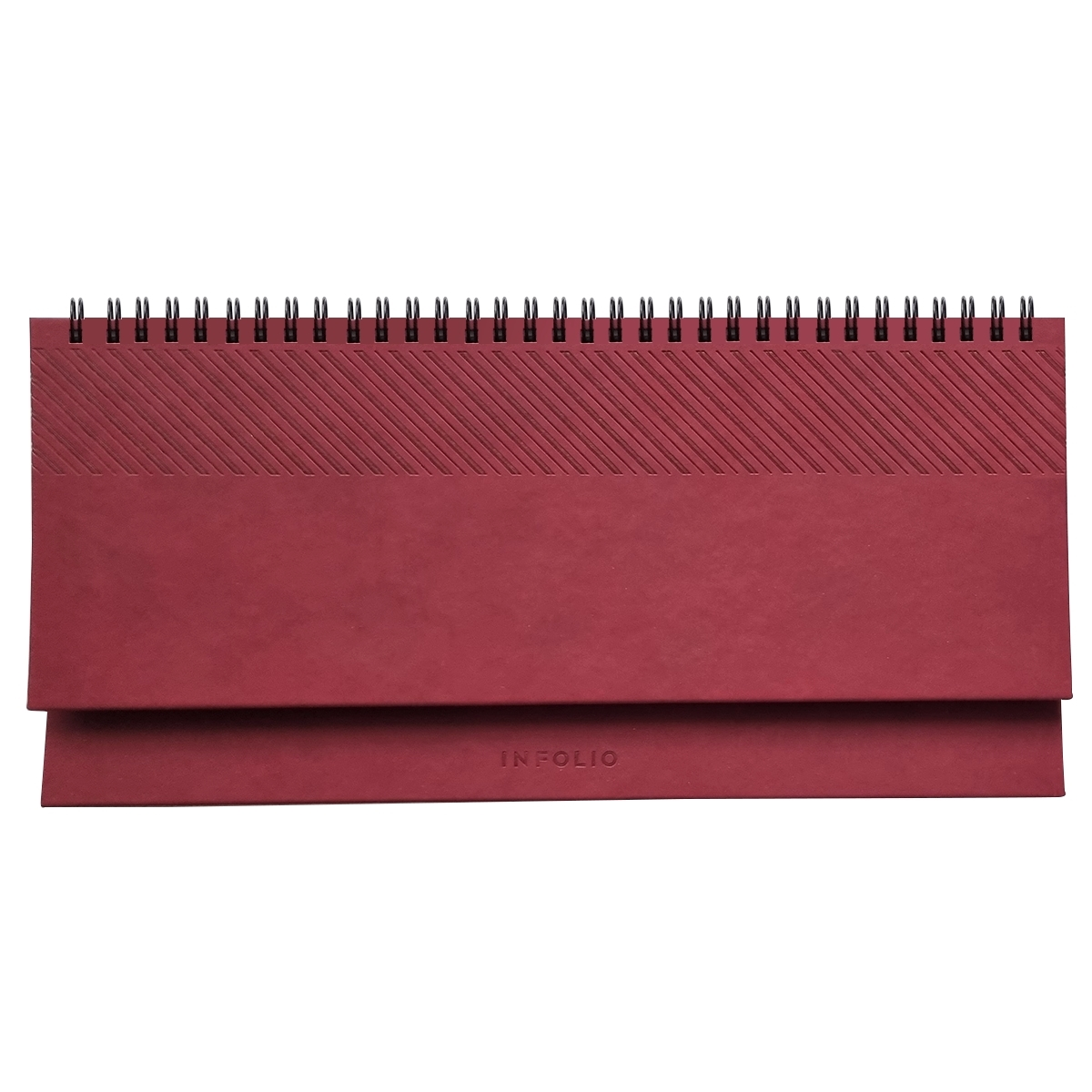 Планинг датированный Infolio Velure формата 14х29 см на спирали, 64 листа