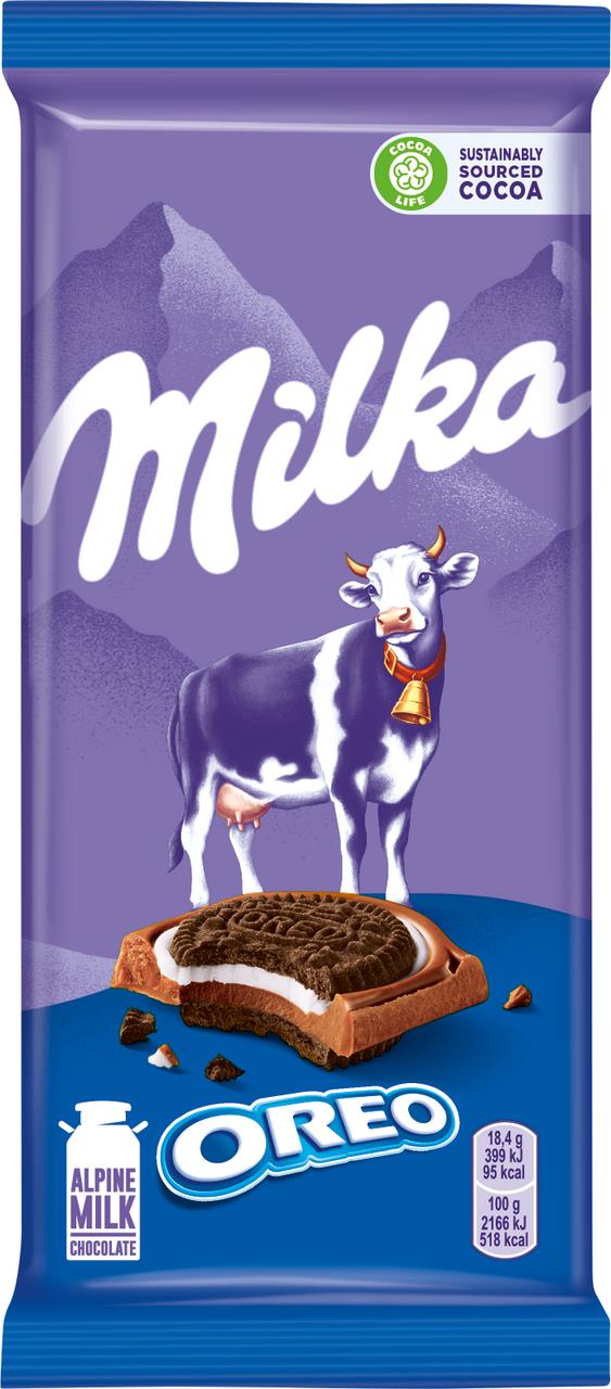 Шоколад MILKA ОРЕО 92 г