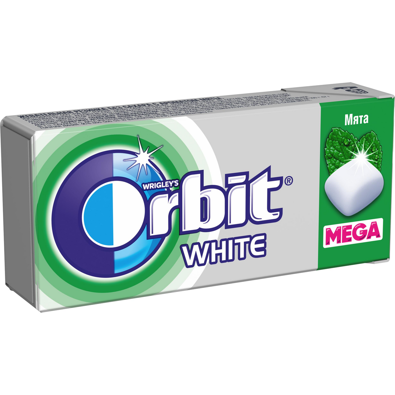 Дж орбит. Жевательная резинка Orbit White Mega мята, 16.4 г. Orbit White мята Mega. Орбит Refreshers жевательная резинка мята 16г. Жвачка орбит с мятой.
