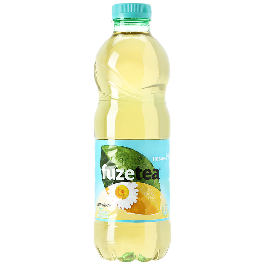 Холодный чай FuzeTea зеленый со вкусом манго и ромашки, 1.5л х 6шт ...