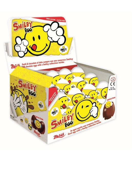 Новогодние яйца с игрушкой SMILEY 20 г
